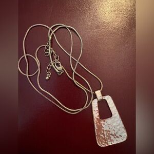 Silver Pendant Necklace
